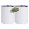 10 oz. White Stainless Steel Short Tumbler Thumbnail