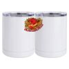 10 oz. White Stainless Steel Short Tumbler Thumbnail