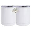 10 oz. White Stainless Steel Short Tumbler Thumbnail