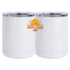 10 oz. White Stainless Steel Short Tumbler Thumbnail