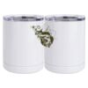 10 oz. White Stainless Steel Short Tumbler Thumbnail