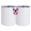 10 oz. White Stainless Steel Short Tumbler Thumbnail