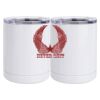 10 oz. White Stainless Steel Short Tumbler Thumbnail