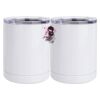 10 oz. White Stainless Steel Short Tumbler Thumbnail