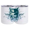 10 oz. White Stainless Steel Short Tumbler Thumbnail