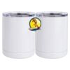 10 oz. White Stainless Steel Short Tumbler Thumbnail