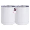 10 oz. White Stainless Steel Short Tumbler Thumbnail