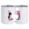 10 oz. White Stainless Steel Short Tumbler Thumbnail