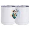 10 oz. White Stainless Steel Short Tumbler Thumbnail