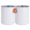 10 oz. White Stainless Steel Short Tumbler Thumbnail