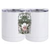 10 oz. White Stainless Steel Short Tumbler Thumbnail