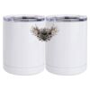 10 oz. White Stainless Steel Short Tumbler Thumbnail