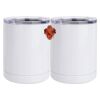 10 oz. White Stainless Steel Short Tumbler Thumbnail