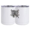 10 oz. White Stainless Steel Short Tumbler Thumbnail