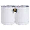 10 oz. White Stainless Steel Short Tumbler Thumbnail