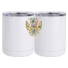10 oz. White Stainless Steel Short Tumbler Thumbnail