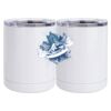 10 oz. White Stainless Steel Short Tumbler Thumbnail