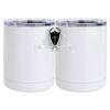 10 oz. White Stainless Steel Short Tumbler Thumbnail