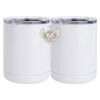 10 oz. White Stainless Steel Short Tumbler Thumbnail