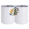 10 oz. White Stainless Steel Short Tumbler Thumbnail