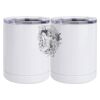 10 oz. White Stainless Steel Short Tumbler Thumbnail