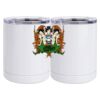 10 oz. White Stainless Steel Short Tumbler Thumbnail