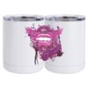 10 oz. White Stainless Steel Short Tumbler Thumbnail