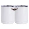 10 oz. White Stainless Steel Short Tumbler Thumbnail