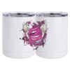 10 oz. White Stainless Steel Short Tumbler Thumbnail