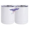 10 oz. White Stainless Steel Short Tumbler Thumbnail