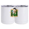 10 oz. White Stainless Steel Short Tumbler Thumbnail