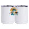 10 oz. White Stainless Steel Short Tumbler Thumbnail