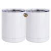 10 oz. White Stainless Steel Short Tumbler Thumbnail