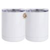 10 oz. White Stainless Steel Short Tumbler Thumbnail