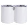 10 oz. White Stainless Steel Short Tumbler Thumbnail