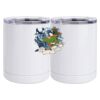 10 oz. White Stainless Steel Short Tumbler Thumbnail