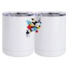 10 oz. White Stainless Steel Short Tumbler Thumbnail