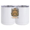 10 oz. White Stainless Steel Short Tumbler Thumbnail
