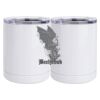 10 oz. White Stainless Steel Short Tumbler Thumbnail