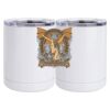 10 oz. White Stainless Steel Short Tumbler Thumbnail