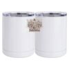 10 oz. White Stainless Steel Short Tumbler Thumbnail