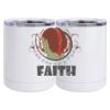 10 oz. White Stainless Steel Short Tumbler Thumbnail