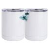 10 oz. White Stainless Steel Short Tumbler Thumbnail