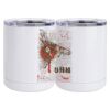 10 oz. White Stainless Steel Short Tumbler Thumbnail