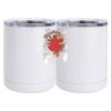 10 oz. White Stainless Steel Short Tumbler Thumbnail