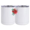 10 oz. White Stainless Steel Short Tumbler Thumbnail