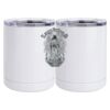10 oz. White Stainless Steel Short Tumbler Thumbnail