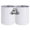 10 oz. White Stainless Steel Short Tumbler Thumbnail