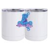 10 oz. White Stainless Steel Short Tumbler Thumbnail