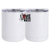 10 oz. White Stainless Steel Short Tumbler Thumbnail